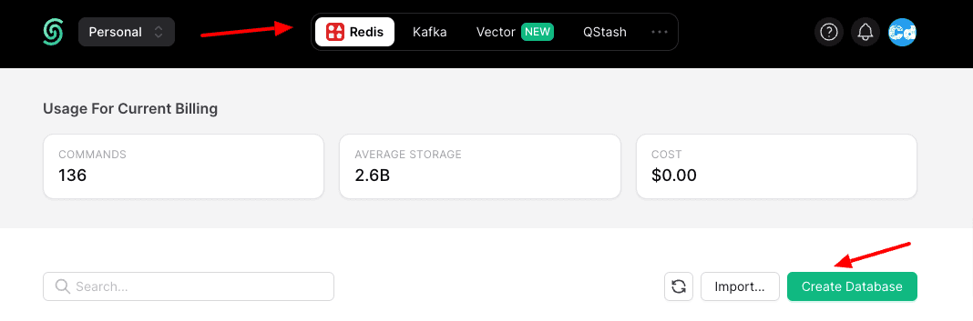 Redis-Upstash-Redis-Create