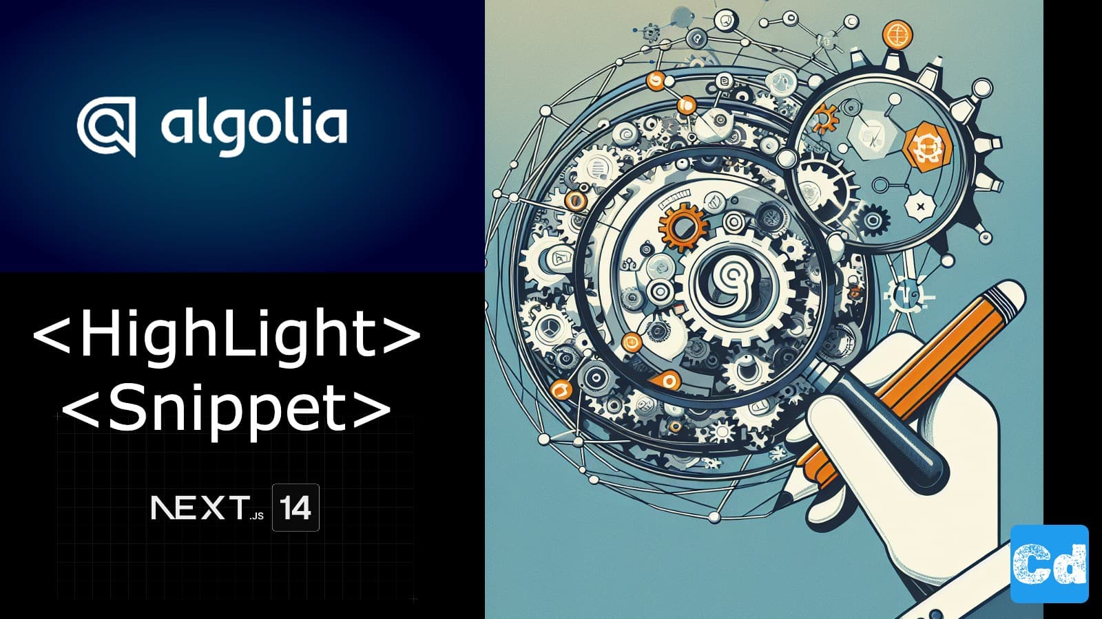 Next.js 14 -Algolia search with native HighLight and snippet components