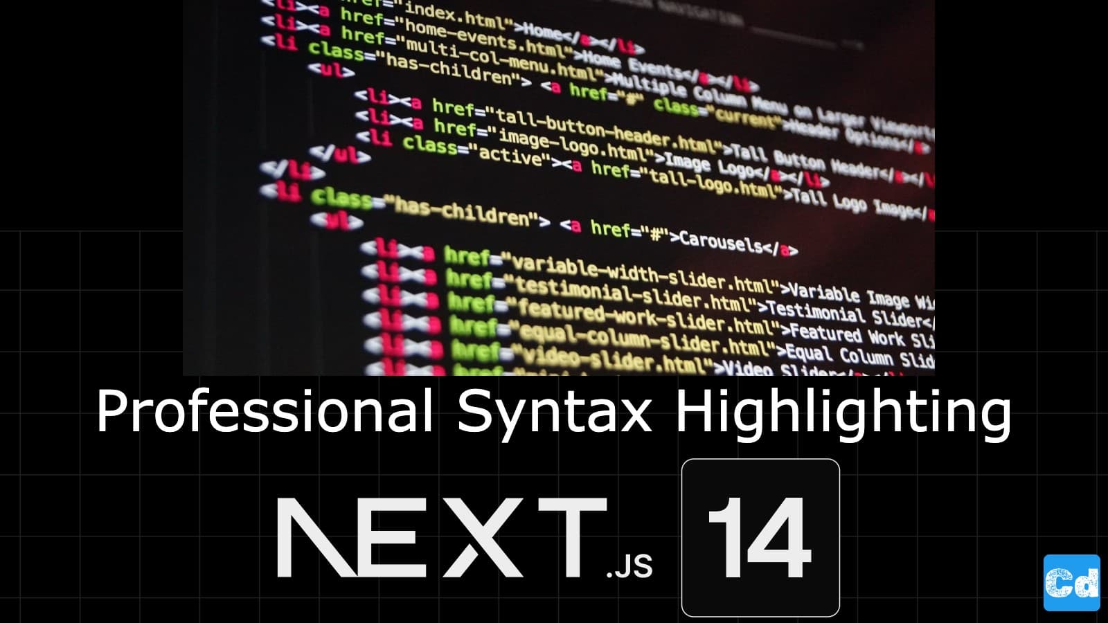 Next.js 14 - Advanced Syntax / Code Highlighting